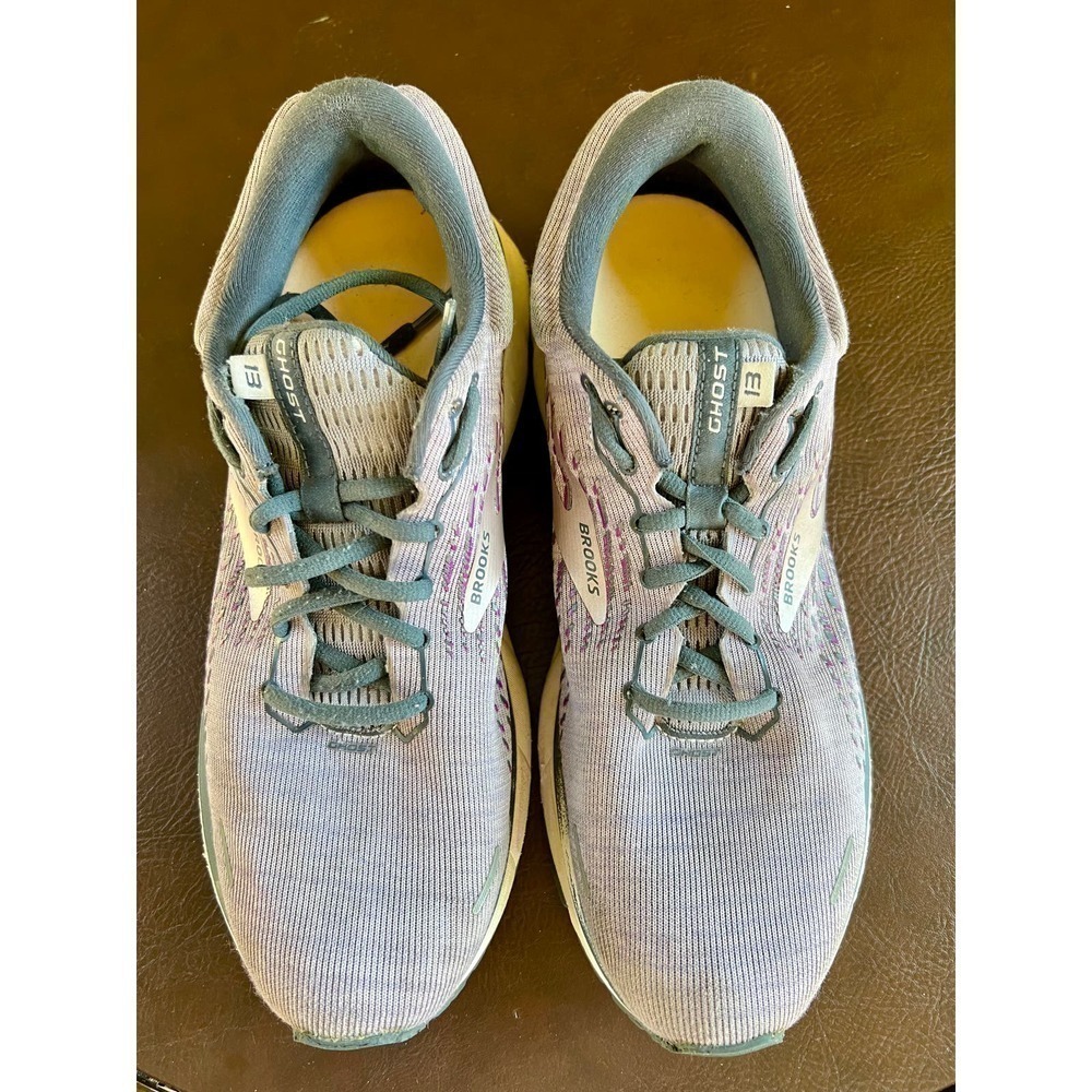 Brooks Ghost 13 Women's Size 12 EUR 44.5 Purple Gray Running Shoe